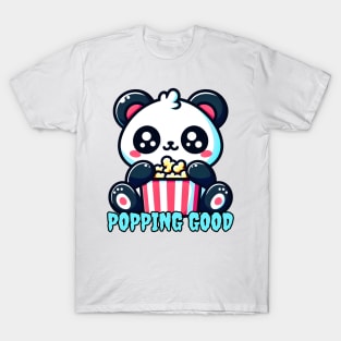Popcorn panda for movie lovers T-Shirt